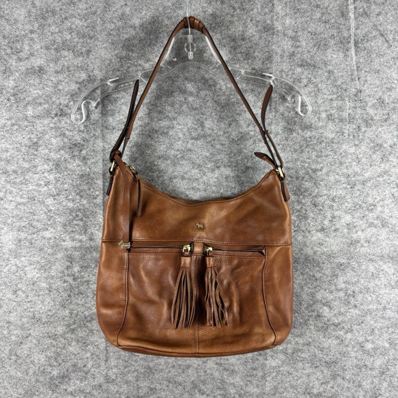 RADLEY LONDON Handbags - Radley London Hobo Handbag Brown Leather Purse Boho Postmans Park